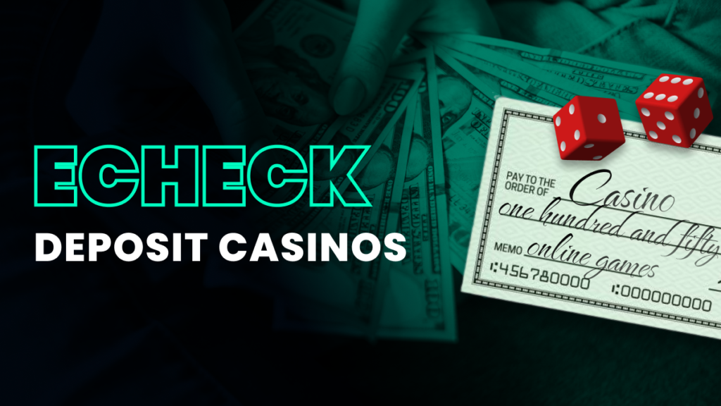 Comment créer un compte eCheck pour jouer au casino en ligne?